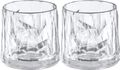 Koziol Whiskey Glasses / Cocktail Glasses / Water Glasses - unbreakable - Superglass - 250 ml - 2 Pieces