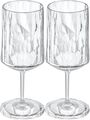 Koziol Wine Glasses - unbreakable - Superglass - 300 ml - 2 Pieces
