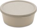 Koziol Food Storage Container/ Bowl with Lid- Connect - Cream - 16 x 16 x 7 cm / 890 ml
