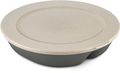 Koziol Divider Plate (Fondue, Tapas, BBQ) with lid Connect Grey ø 25 cm / 1.5 Liter