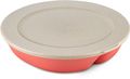 Koziol Divider Plate (Fondue, Tapas, BBQ) with lid Connect Pink ø 25 cm / 1.5 Liter