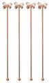 Paderno Cocktail Spoons BAR Bow Copper 21 cm - 4 Pieces