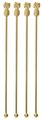 Paderno Cocktail Spoons BAR Pineapple Gold 20 cm - 4 Pieces