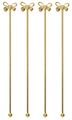 Paderno Cocktail Spoons BAR Bow Gold 21 cm - 4 Pieces