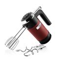 Westinghouse Hand Mixer Retro Collections - 6 Settings - Cranberry Red - WKHM250RD