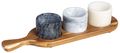 Jay Hill Serving Board - with marble bowls - 37 x 11 cm