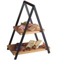 Gusta 2-Tier Afternoon Tea Stand Pyramid