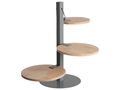 Gusta Etagere / Serving Tower - Gray - 3-layer