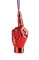 Christmas Tree Decoration Middle Finger Red