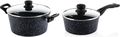 Westinghouse Pan Set Black Marble (Roasting Pan ø 24 cm + Saucepan ø 18 cm) - Induction and all other heat sources