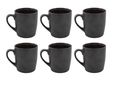 Cookinglife Mugs New Black 350 ml - 6 Pieces