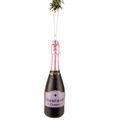 Nordic Light Christmas Bauble Champagne Bottle 17 cm