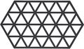 Zone Denmark Trivet Triangles - Black - 24 x 14 cm