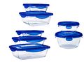 Pyrex Oven Dish - with lid - Cook &amp; Go 7-Piece 