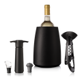 Vacu Vin Wine Set Elegant - Black - 5-Piece