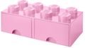 LEGO® Storage Box with Drawers Light Pink 50x25x18 cm
