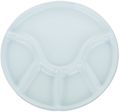 Kela Divider Plate (Fondue, Tapas, BBQ) Anneli White ø 22 cm