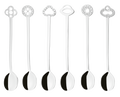 Sambonet Coffee Spoons Party Items Silver 6 Pieces
