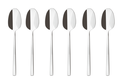 Sambonet Coffee Spoons Rock Silver 6 Pieces