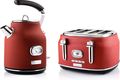Westinghouse Retro Kettle + Toaster 4 Slots - Red