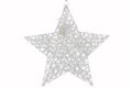 Countryfield Christmas Star Silver Leonie A - with LED timer - Large