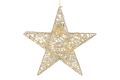 Countryfield Christmas Star Gold Leonie B - with LED timer - Medium
