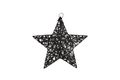 Countryfield Christmas Star Black Lille - with LED timer - Small