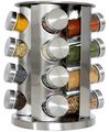 Blackwell Spice Rack - Including 16 Spice Jars - Stainless Steel 