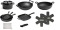 Blackwell Cast Iron Pan Set - Without non-stick coating - 10-Piece