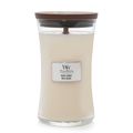 WoodWick Scented Candle Large White Honey - 18 cm / ø 10 cm