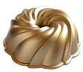 Nordic Ware Bundt Tin Swirl Gold ø 24 cm / 2.4 Liters