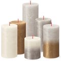 Bolsius Pillar Candles Rustic - New Sparkle