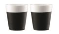 Bodum Mugs Bistro Porcelain Black 300 ml - Set of 2