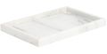 Jay Hill Tray / Candle Plate / Serving Stone - White Marble - 30 x 20 cm
