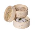 Cookinglife Steamer Basket - Bamboo - 2-Layer - ø 15 cm