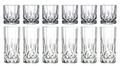 Jay Hill Glass Set (cocktail Glasses &amp; long drink Glasses) Moray - 12-Piece