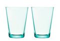 Iittala Long Drink Glasses Kartio Water Green 400 ml - 2 Pieces