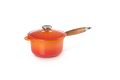 Le Creuset Saucepan -with lid - Tradition - Volcanic - ø 18 cm / 1.8 Liter