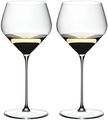Riedel White Wine Glasses Veloce - Chardonnay - 2 Pieces
