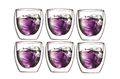 Bodum Double-Walled Glass Mugs Pavina 250 ml - Set of 6