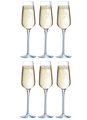 Chef &amp; Sommelier Champagne Glasses Sublym Flute 210 ml - 6 Pieces