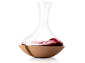 Vacu Vin Decanter Swirling Carafe - Crystal Glass - 1 Liter
