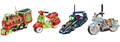 Cookinglife Christmas Bauble Set - Vehicles - 4 Pieces