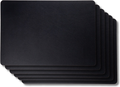 Jay Hill Placemats - Vegan leather - Black - 46 x 33 cm - 6 Pieces