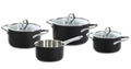 BK Pan Set Purity Black 4-Piece - Without non-stick coating
