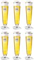 Warsteiner Beer Glasses on Foot 200 ml - 6 Pieces
