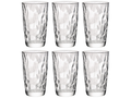 Bormioli Rocco Long Drink Glasses Diamond Transparent 470 ml - 6 Pieces
