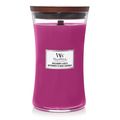WoodWick Scented Candle Large Wild Berry &amp; Beets - 18 cm / ø 10 cm