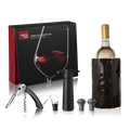Vacu Vin Wine Set Accessories - Black - 6-Piece