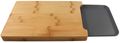 Organic Bamboo Cutting Board - with Collection Tray 38 x 26 cm